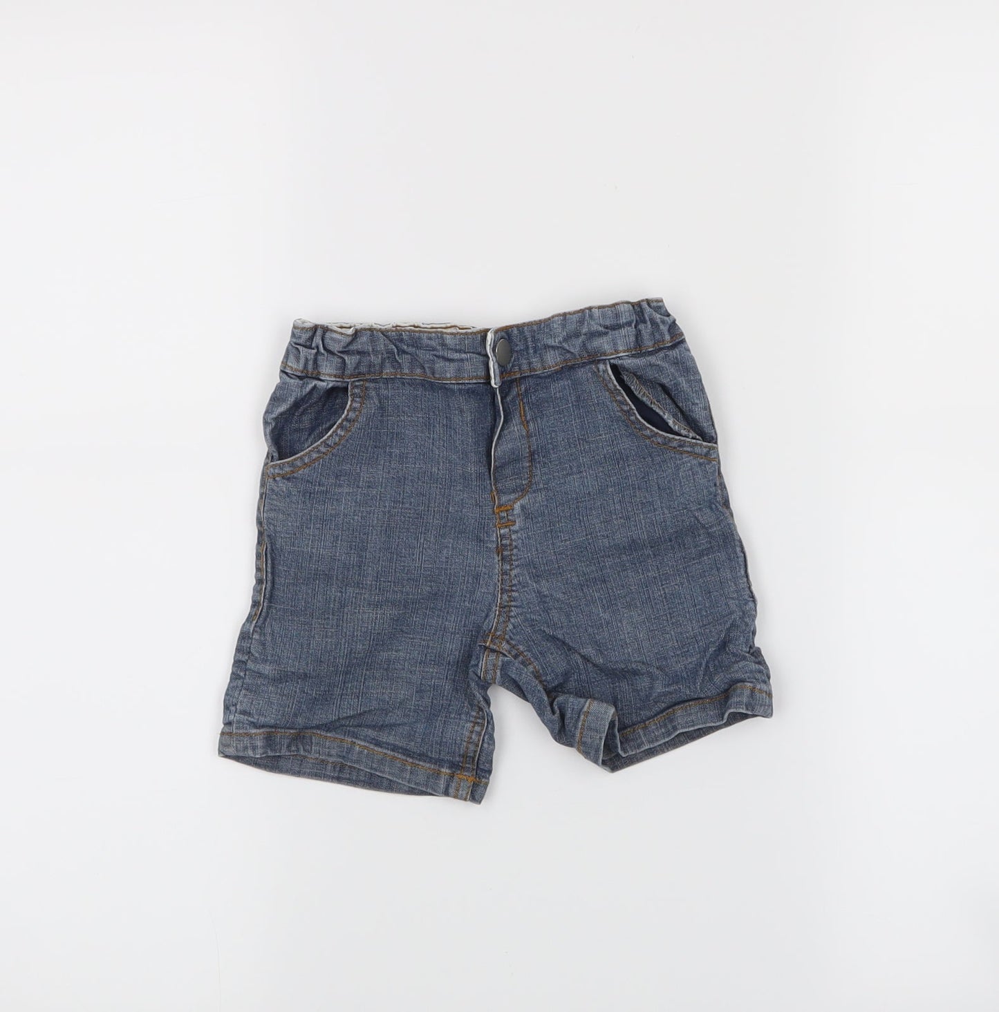 Babies Boys Blue   Cropped Jeans Size 12-18 Months