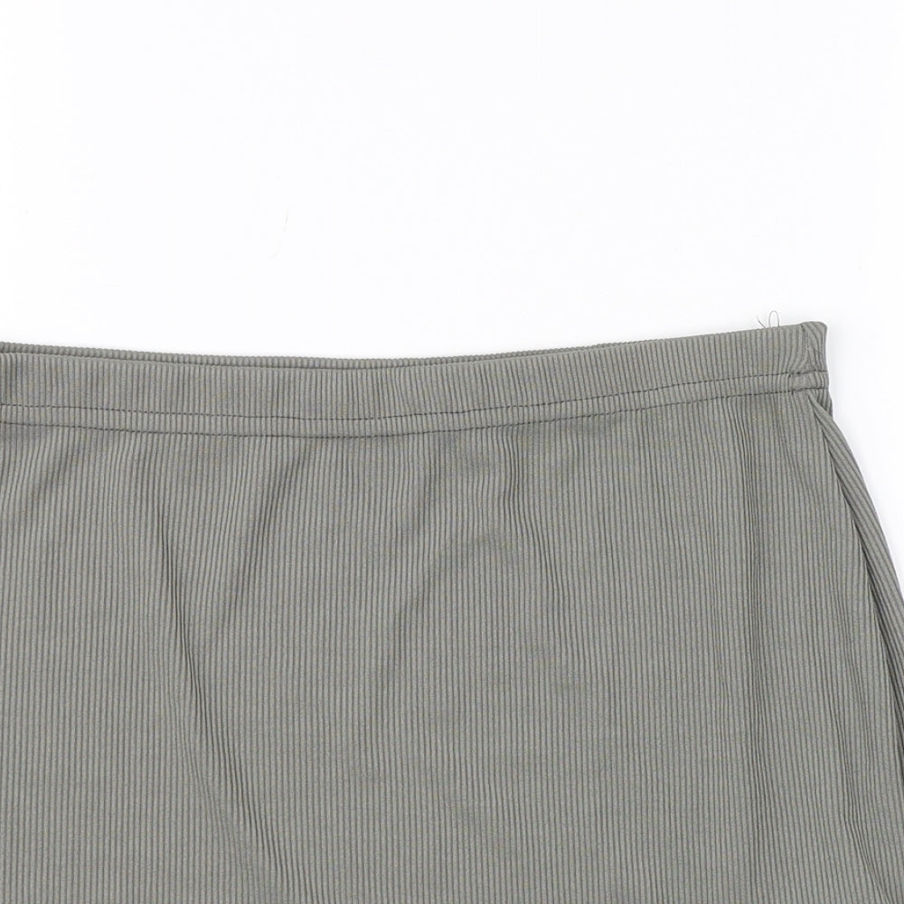 I SAW IT FIRST Womens Grey   A-Line Skirt Size 10