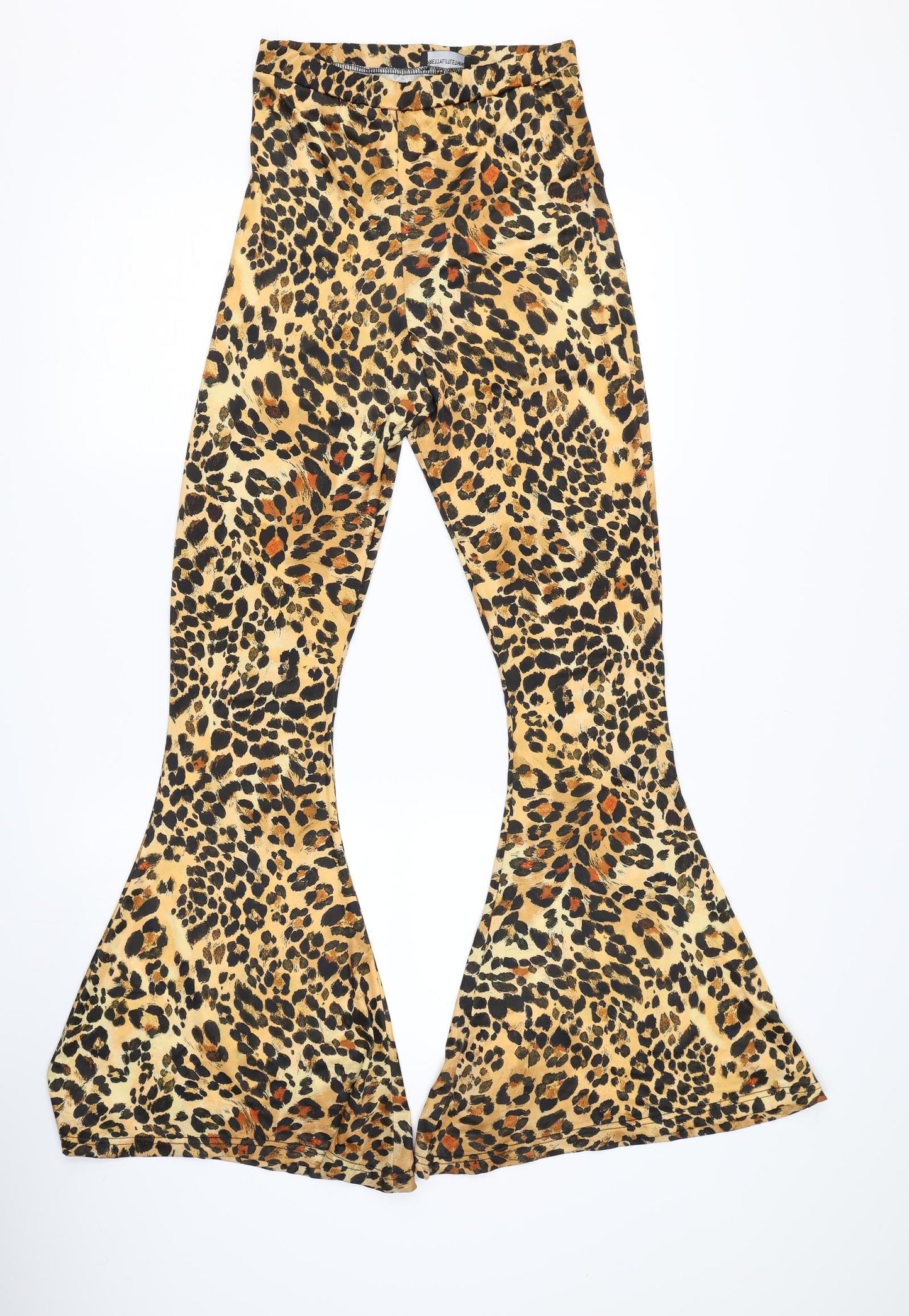 Womens UK Size 10 PRETTYLITTLETHING Regular Fit  Brown Trousers