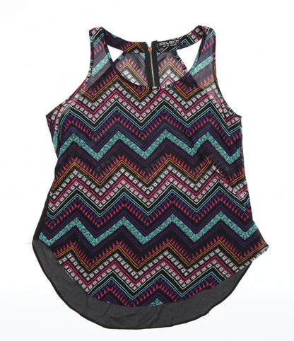 Womens UK Size 12 Select Multicoloured Basic Tank