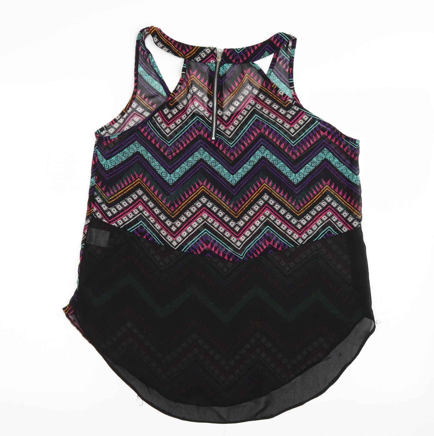 Womens UK Size 12 Select Multicoloured Basic Tank