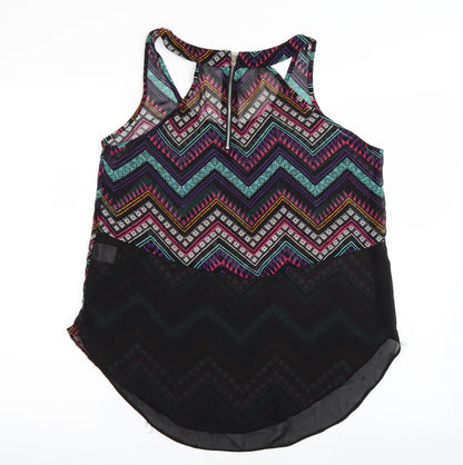 Womens UK Size 12 Select Multicoloured Basic Tank