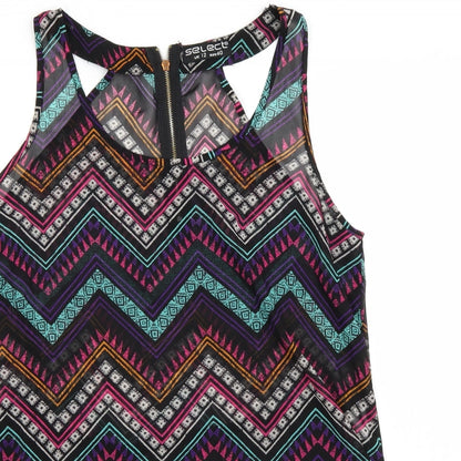 Womens UK Size 12 Select Multicoloured Basic Tank