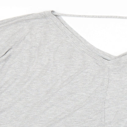 Label Be Womens Grey   Basic T-Shirt Size 20