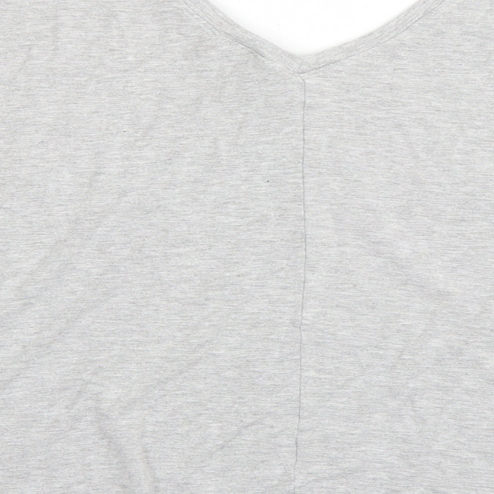 Label Be Womens Grey   Basic T-Shirt Size 20