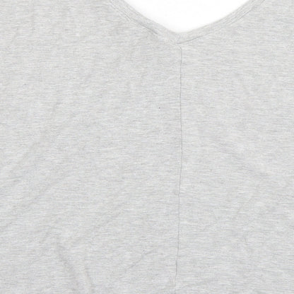 Label Be Womens Grey   Basic T-Shirt Size 20