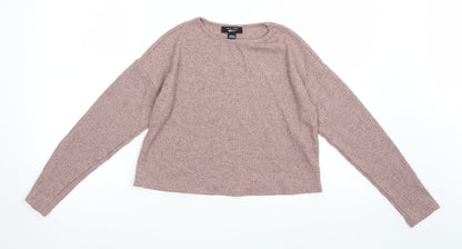 Newlook Girls Pink   Pullover Jumper Size 10-11 Years