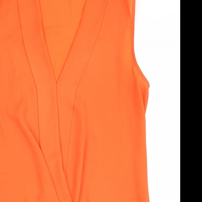 Paraphrase Womens Orange   Basic Blouse Size 10