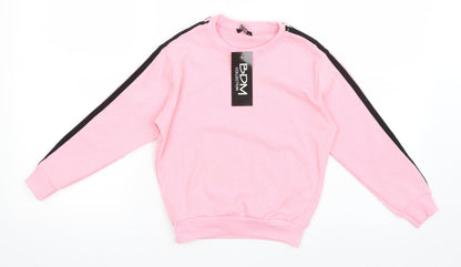 BDM Girls Pink   Pullover Sweatshirt Size M