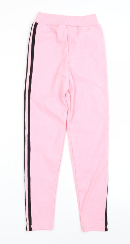 BDM Girls Pink   Jogger Trousers Size M
