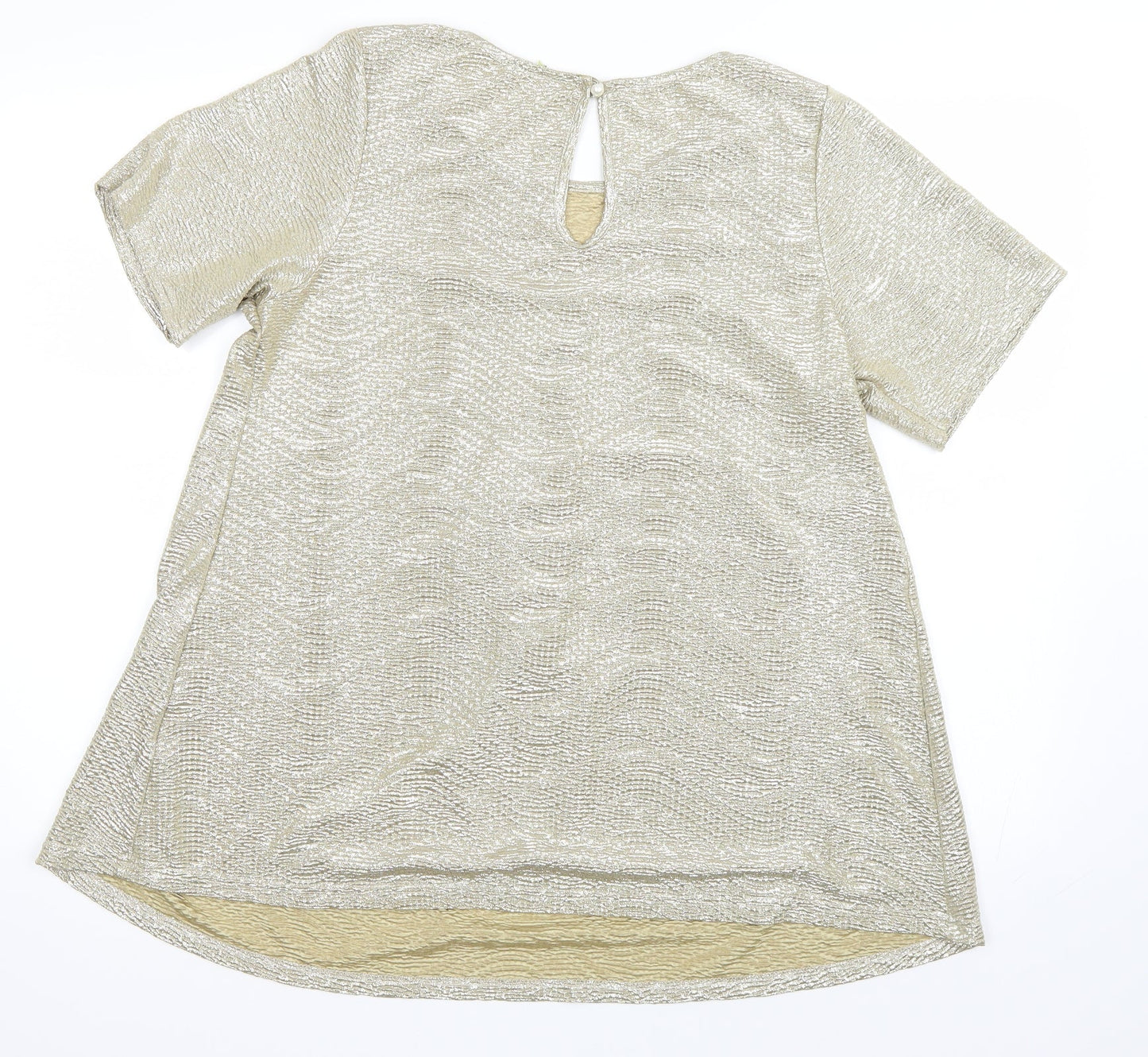 Womens UK Size 16 Blooming Marvellous Gold Basic Blouse