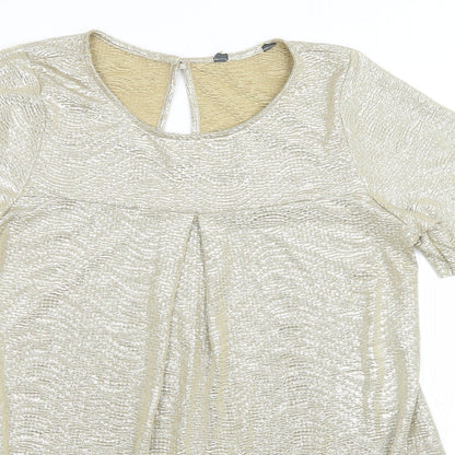 Womens UK Size 16 Blooming Marvellous Gold Basic Blouse