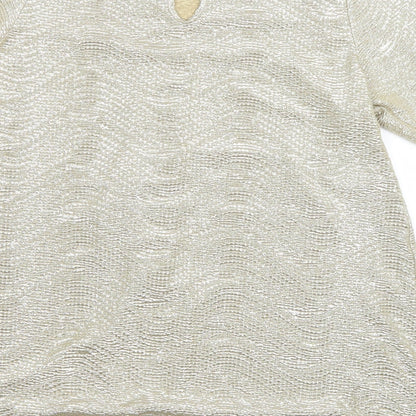 Womens UK Size 16 Blooming Marvellous Gold Basic Blouse