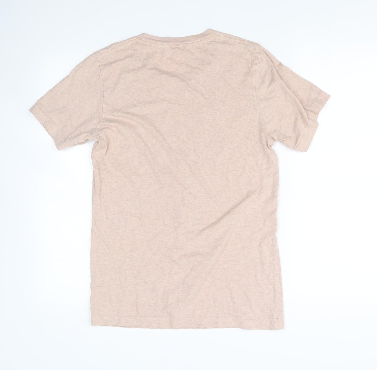 Womens UK Size S Preworn Pink Basic T-Shirt