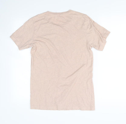 Womens UK Size S Preworn Pink Basic T-Shirt