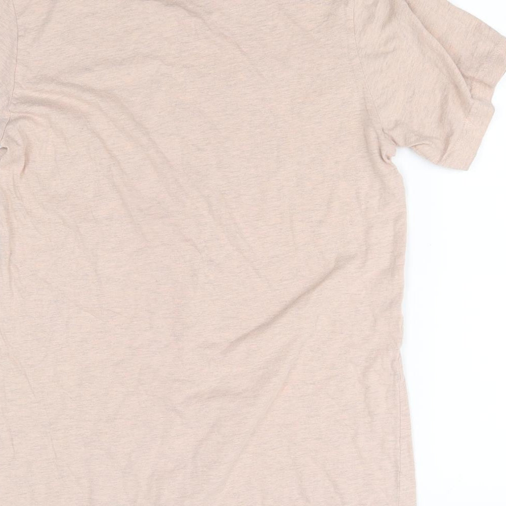 Womens UK Size S Preworn Pink Basic T-Shirt