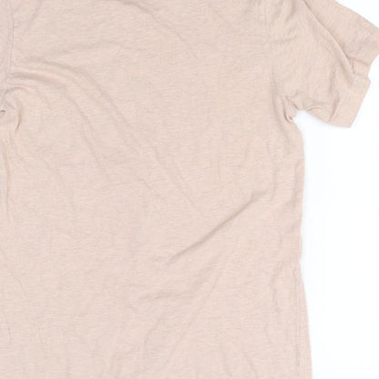 Womens UK Size S Preworn Pink Basic T-Shirt