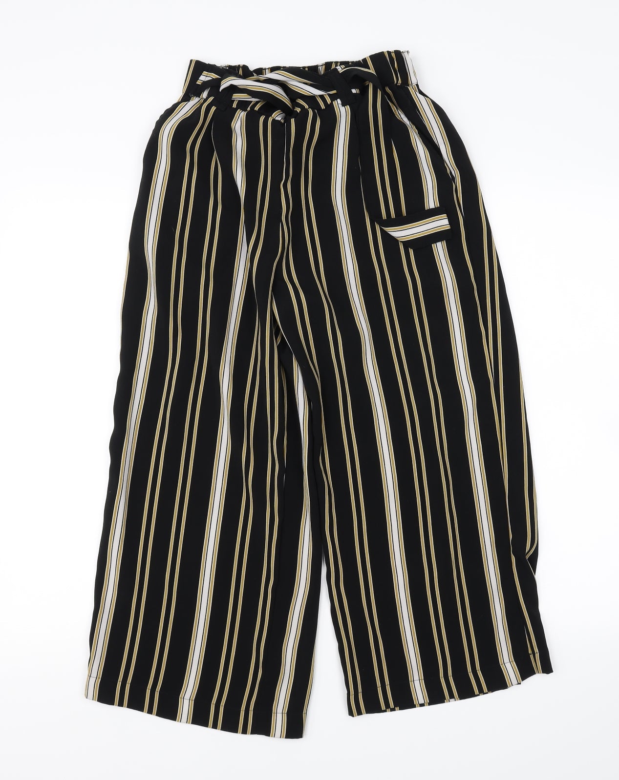 New Look Womens Multicoloured Striped  Trousers  Size 8 L27 in