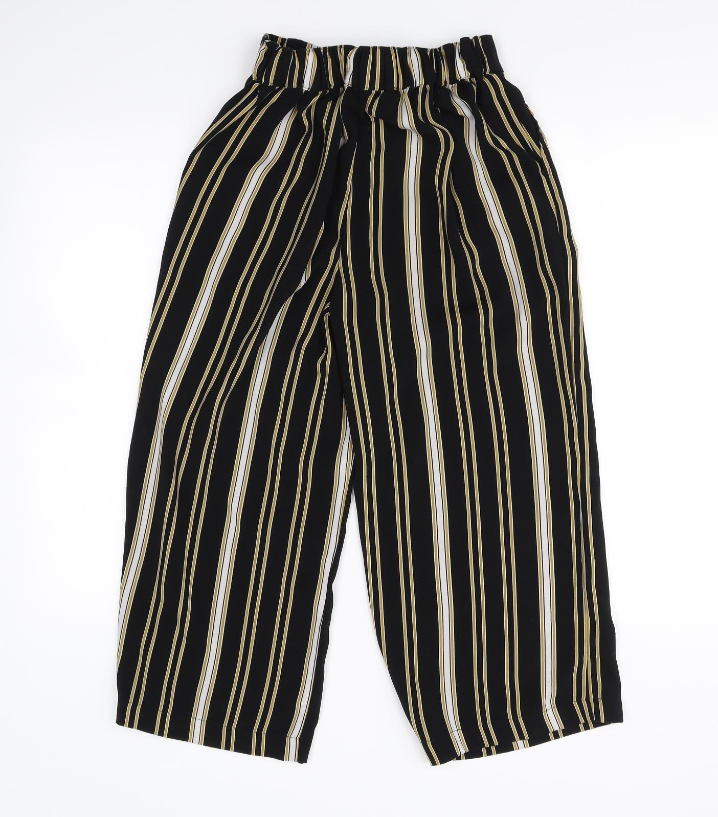 New Look Womens Multicoloured Striped  Trousers  Size 8 L27 in