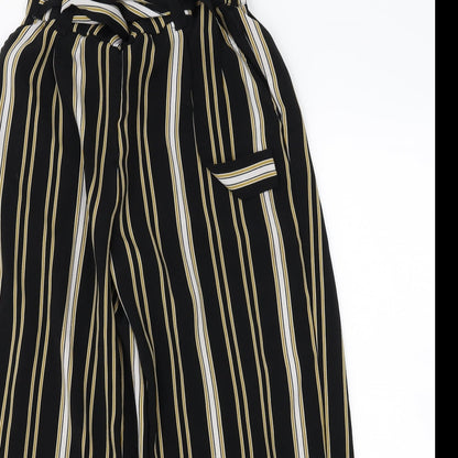 New Look Womens Multicoloured Striped  Trousers  Size 8 L27 in