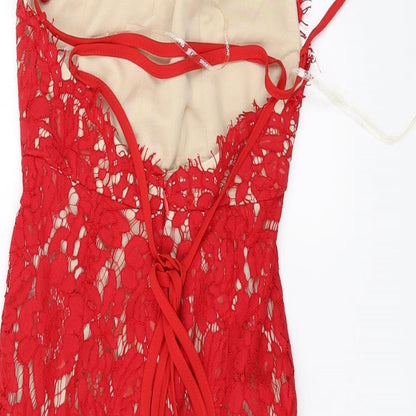 Glamorous Womens Red   Mini  Size 6