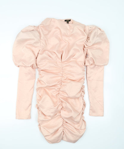 Boohoo Womens Pink   Mini  Size 6