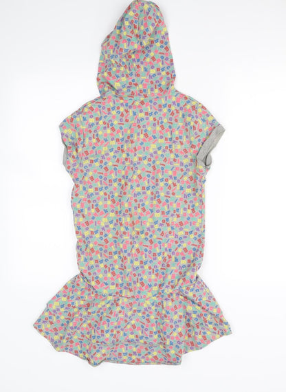 H&M Womens Grey Polka Dot  Jumper Dress  Size 6