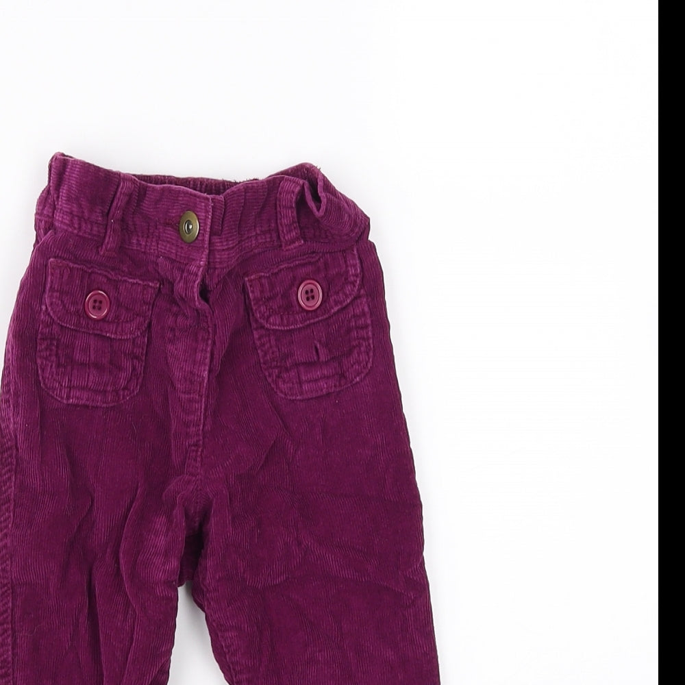 George Baby Purple   Cargo Trousers Size 12-18 Months