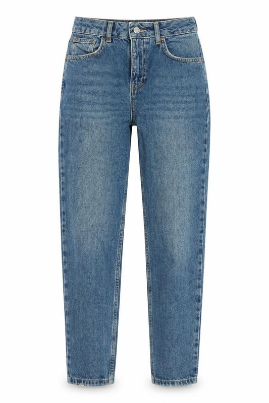 Womens UK Size 26 in Topshop Regular Fit Straight Blue Jeans