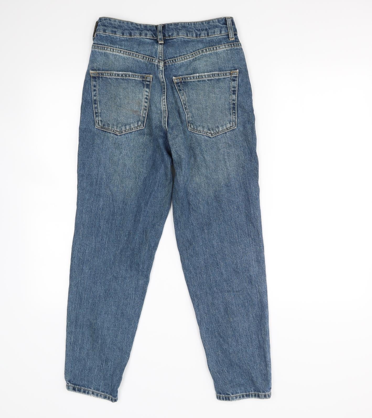 Topshop Womens Blue   Straight Jeans Size 26 in L26.5 in