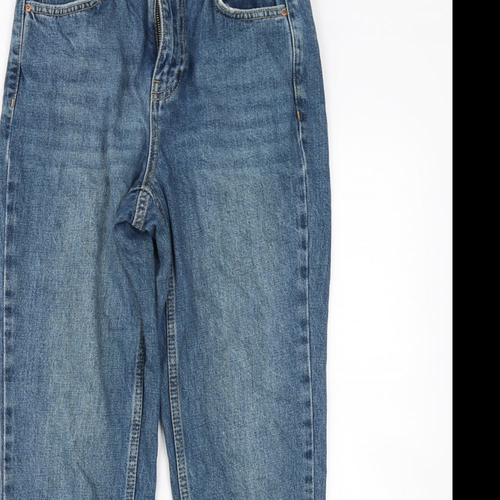 Topshop Womens Blue   Straight Jeans Size 26 in L26.5 in