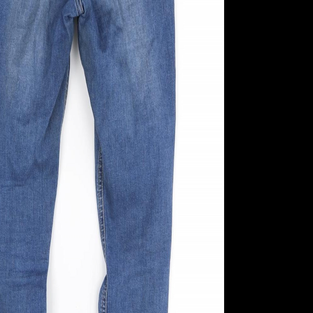 Womens UK Size 28 in Preworn Regular Fit Straight Blue Jeans