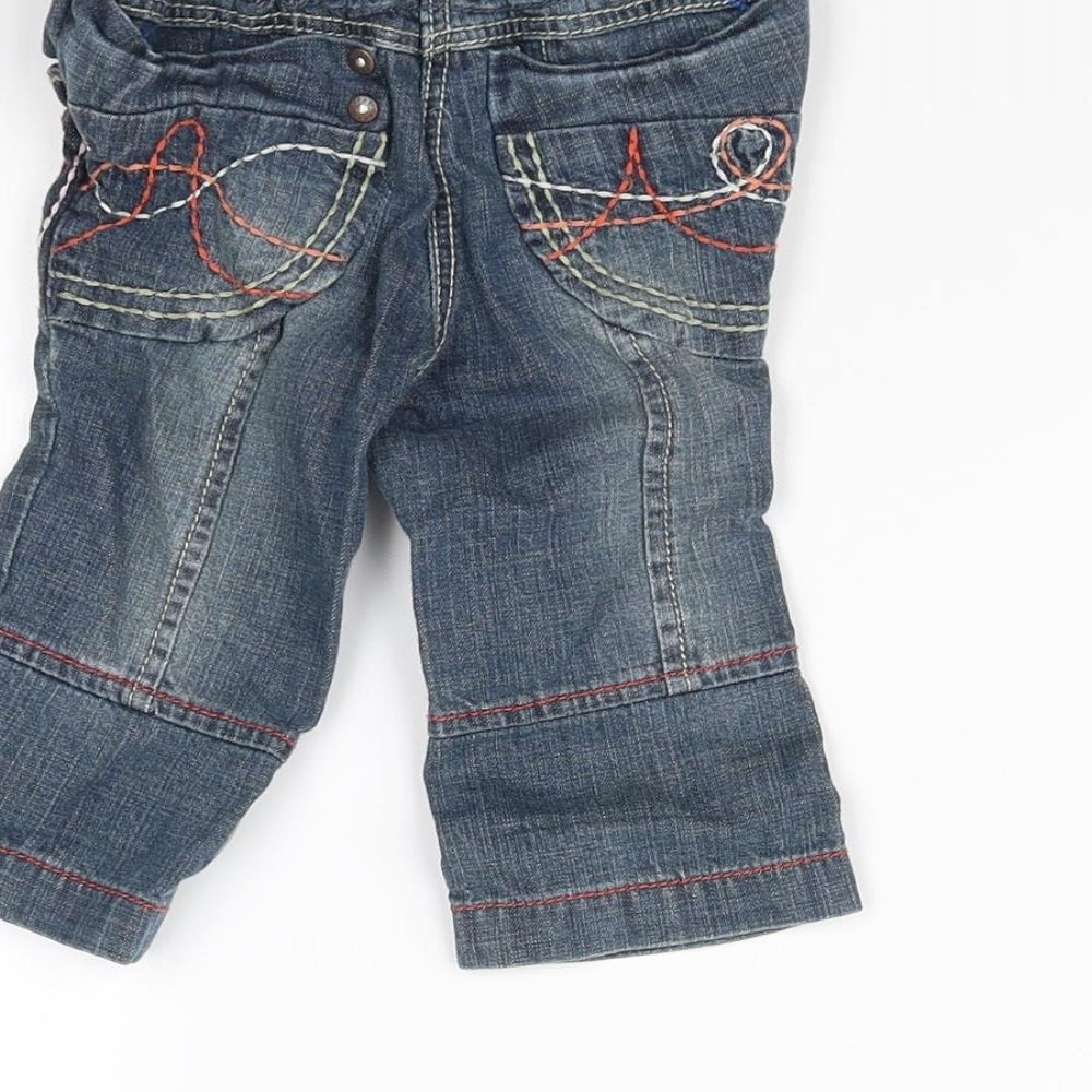 NEXT Girls Blue   Capri Jeans Size 6-9 Months