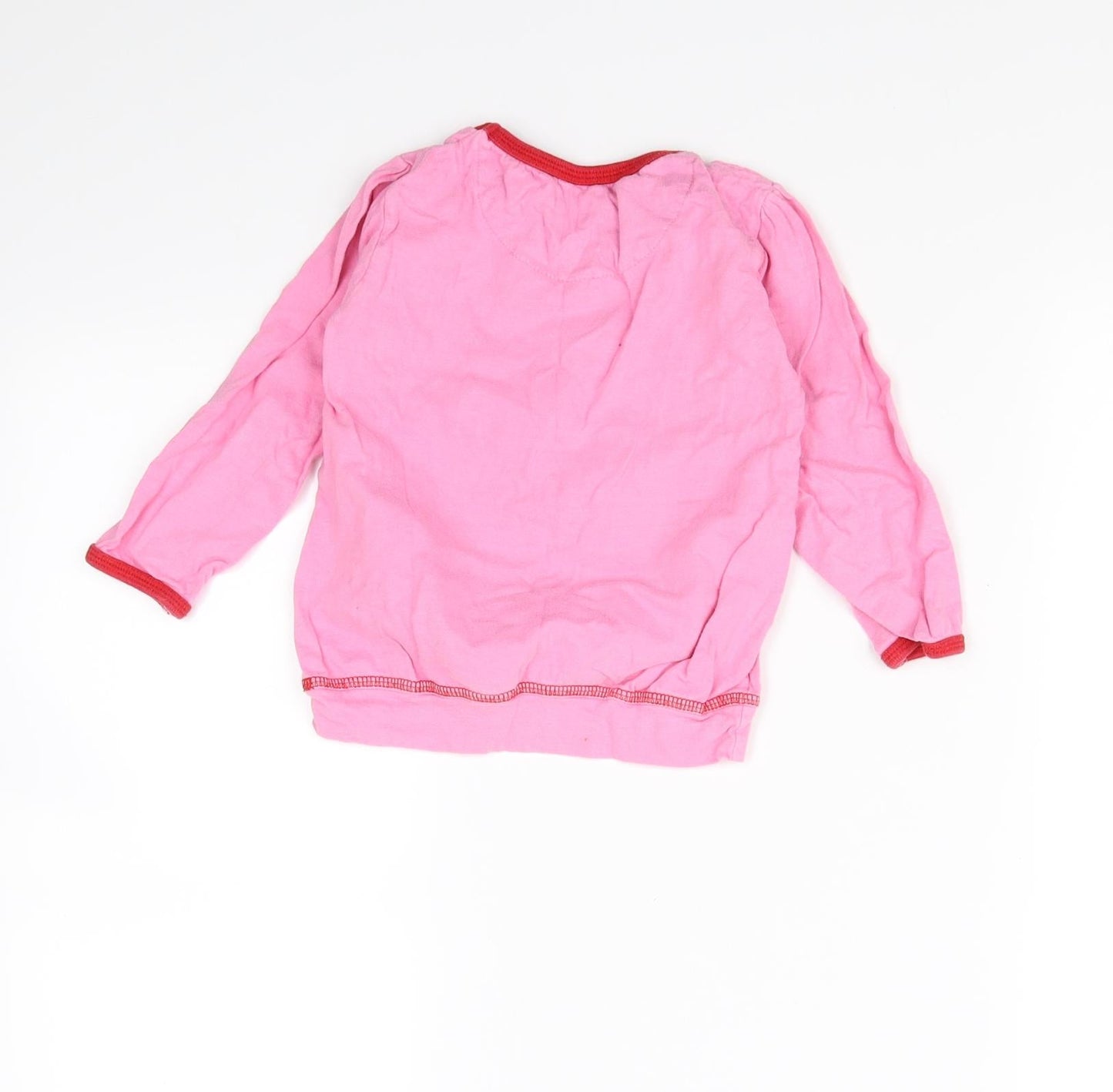 Evie Angel Girls Pink   Basic T-Shirt Size 2-3 Years