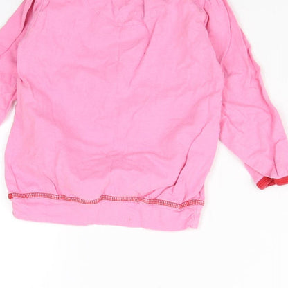 Evie Angel Girls Pink   Basic T-Shirt Size 2-3 Years