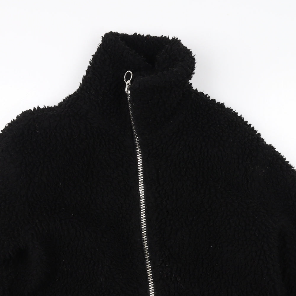 Womens UK Size XS Topshop Black Jacket