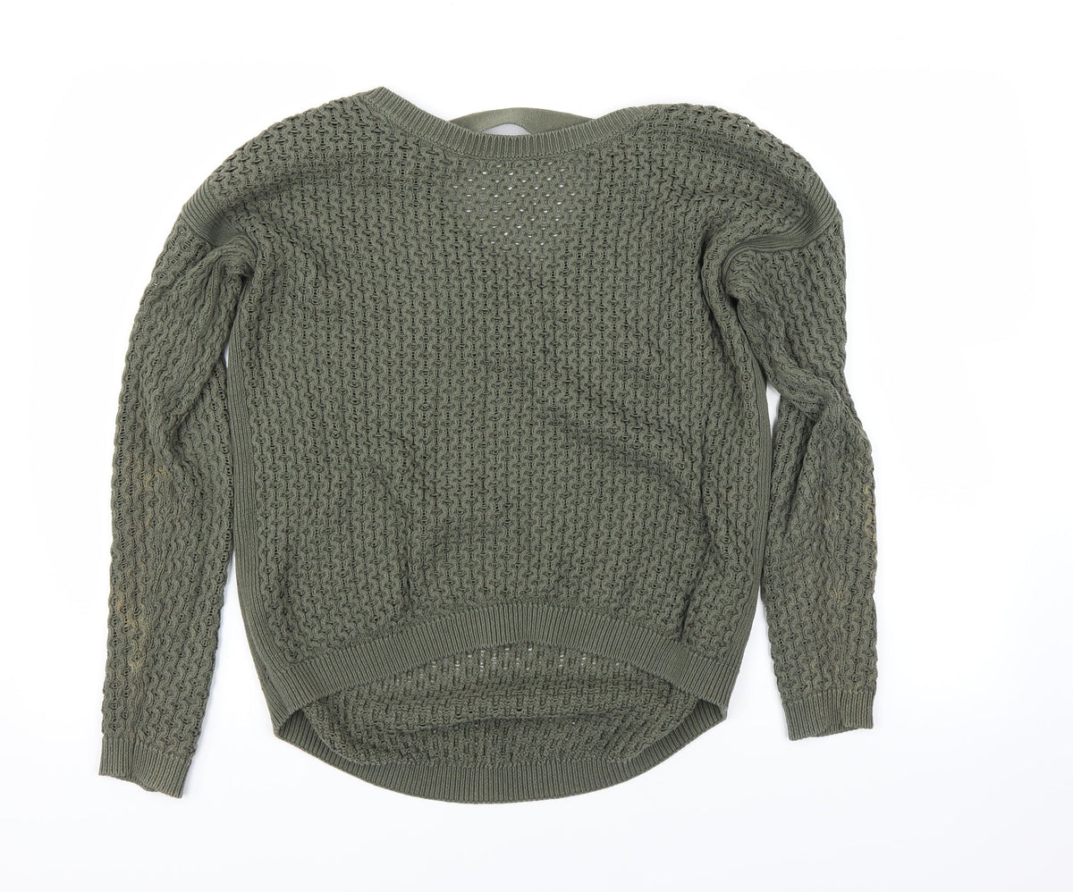 New Look Womens Green   Pullover Jumper Size 8