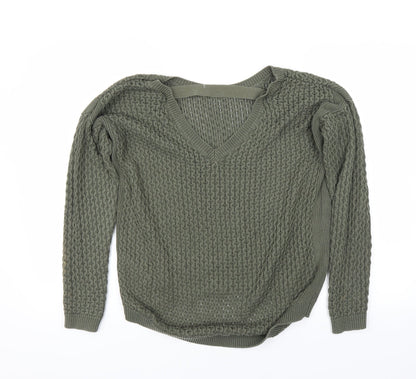 New Look Womens Green   Pullover Jumper Size 8