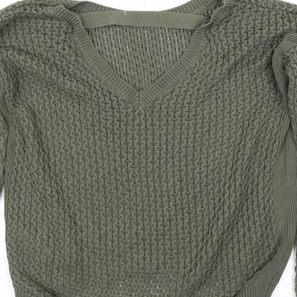 New Look Womens Green   Pullover Jumper Size 8
