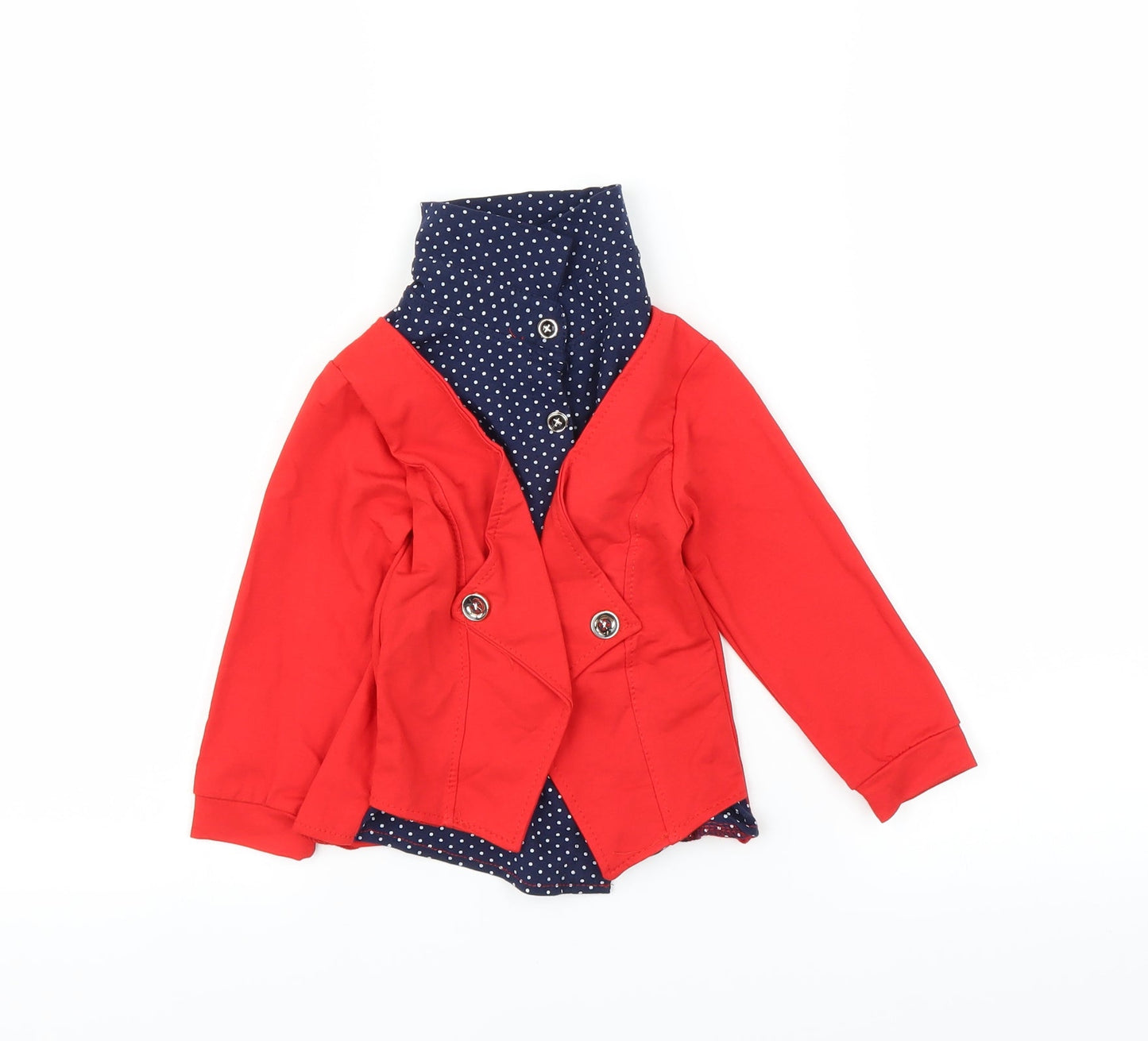 Preworn Baby Red   Jacket  Size 18-24 Months