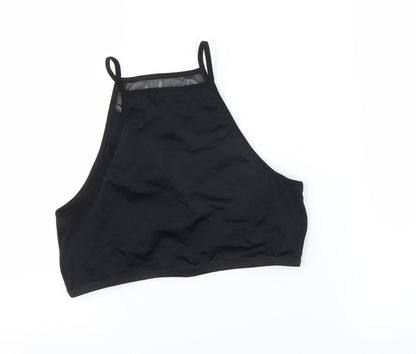 label Womens Black   Basic T-Shirt Size M