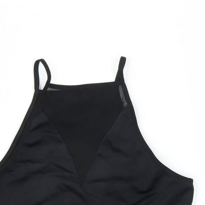 label Womens Black   Basic T-Shirt Size M
