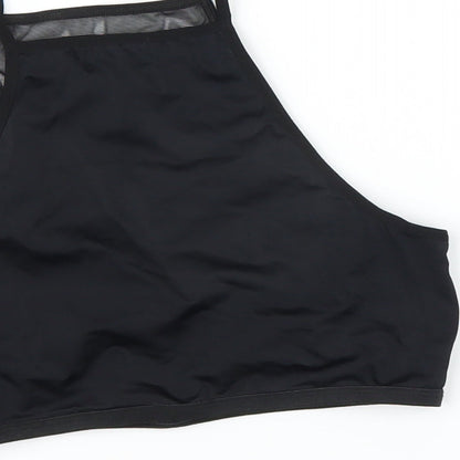 label Womens Black   Basic T-Shirt Size M