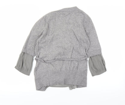 Womens UK Size 8 NEXT Grey Basic T-Shirt