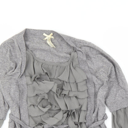 Womens UK Size 8 NEXT Grey Basic T-Shirt