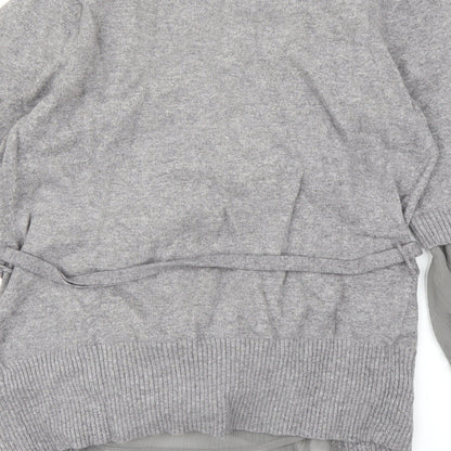 Womens UK Size 8 NEXT Grey Basic T-Shirt