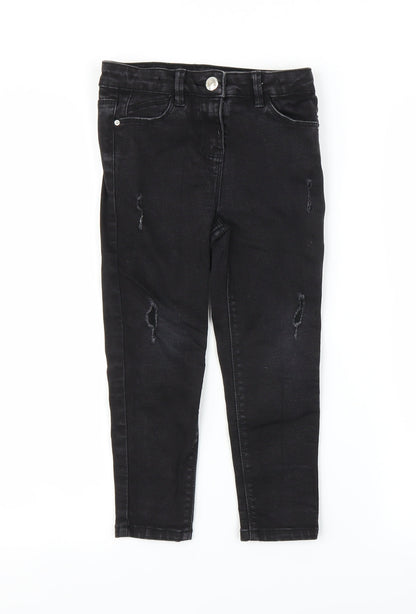I love girls wear Girls Black   Skinny Jeans Size 5 Years