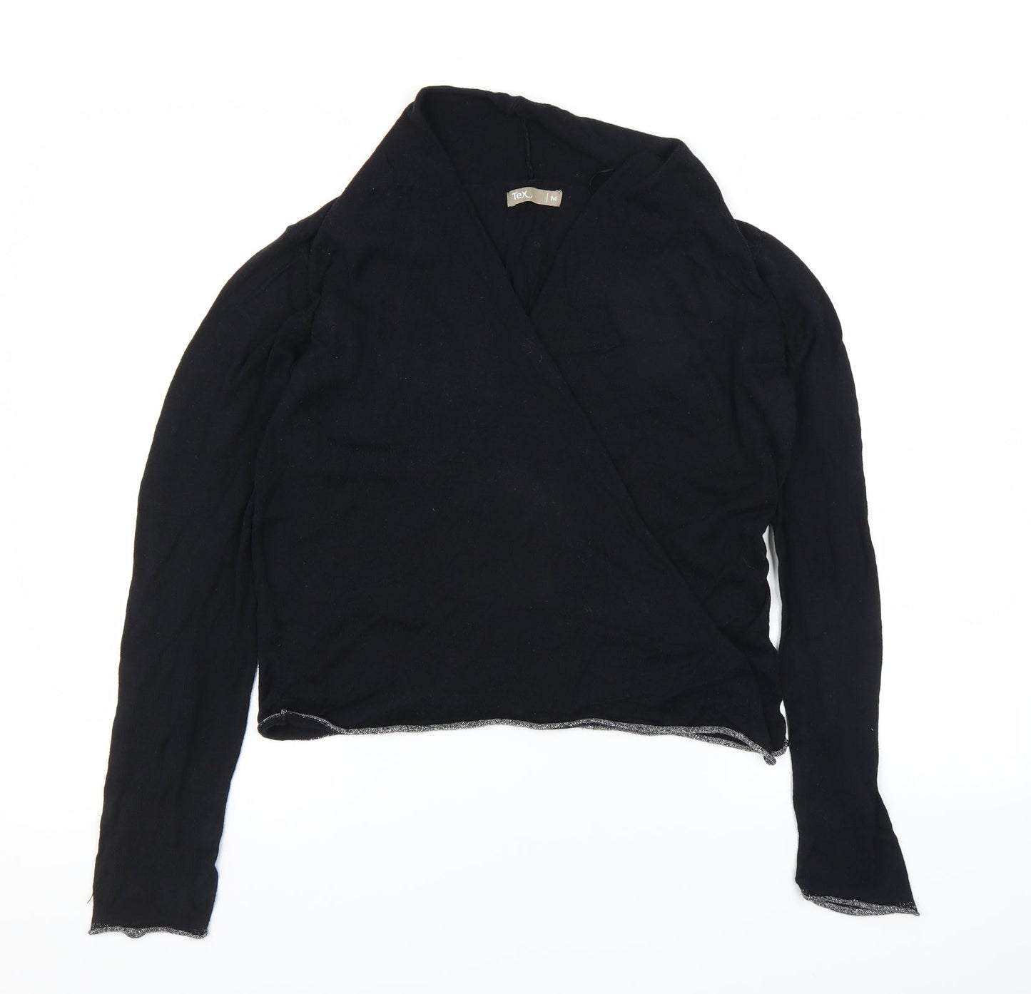 TEX Womens Black   Cardigan Jumper Size M