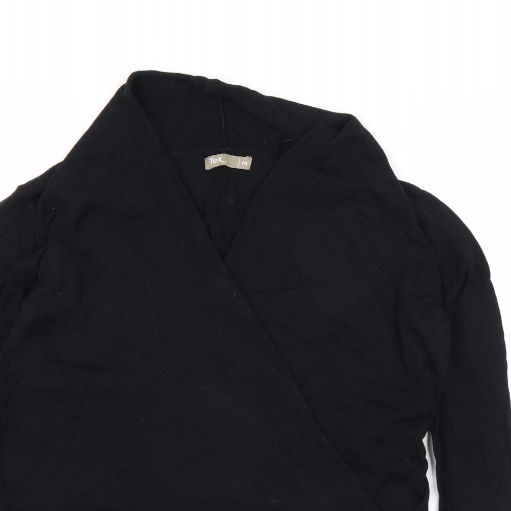 TEX Womens Black   Cardigan Jumper Size M