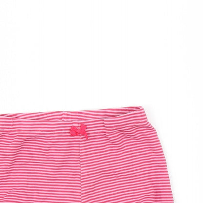 Mini Club Baby Pink Striped  Cropped Trousers Size 12-18 Months